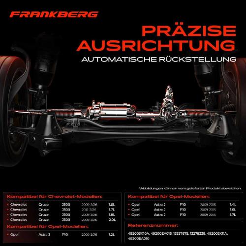 Frankberg 1x Lenkgetriebe Servolenkgetriebe für Opel Astra J P10 Chevrolet Cruze Bild Frankberg 1x Lenkgetriebe Servolenkgetriebe für Opel Astra J P10 Chevrolet Cruze