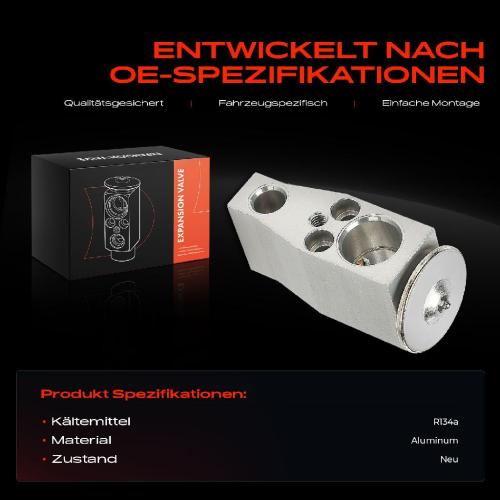 1x Expansionsventil Klimaanlage für Toyota RAV 4 IV Van A4 2.0L 2.5L 2012-2019 Bild 1x Expansionsventil Klimaanlage für Toyota RAV 4 IV Van A4 2.0L 2.5L 2012-2019