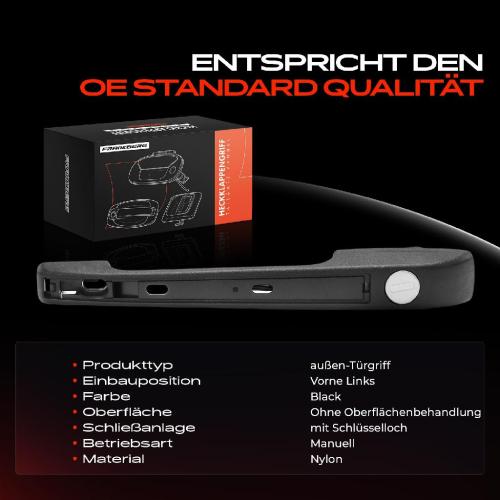 1x Türgriff Vorne Links außen für VW Polo Classic Coupe Kasten/Schrägheck Golf Cabriolet II Passat Stufenheck Bild 1x Türgriff Vorne Links außen für VW Polo Classic Coupe Kasten/Schrägheck Golf Cabriolet II Passat Stufenheck