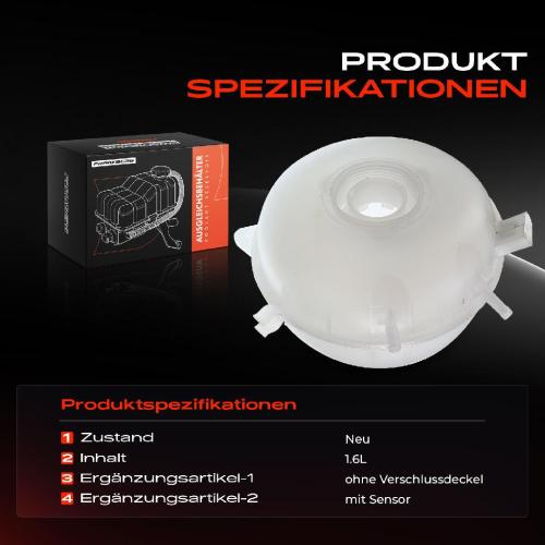 Frankberg 1x Ausgleichsbehälter Kühlmittelbehälter für VW Multivan V Transporter Pritsche/Fahrgestell Bild Frankberg 1x Ausgleichsbehälter Kühlmittelbehälter für VW Multivan V Transporter Pritsche/Fahrgestell