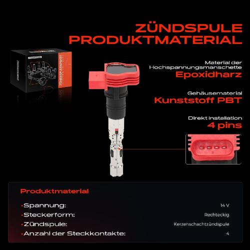 Frankberg 1x Z ndmodul Z ndspule f r VW Phaeton Touareg Audi A4 Avant Cabriolet A5 A6 A8 Allroad 4.2L 3.7L 2002-2016 Bild Frankberg 1x Z ndmodul Z ndspule f r VW Phaeton Touareg Audi A4 Avant Cabriolet A5 A6 A8 Allroad 4.2L 3.7L 2002-2016