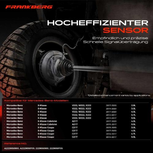 2x ABS Sensor Vorderachse beidseitig für MINI Mini R56 Cabriolet R57 Clubman R55 Clubvan Coupe R58 Bild 2x ABS Sensor Vorderachse beidseitig für MINI Mini R56 Cabriolet R57 Clubman R55 Clubvan Coupe R58