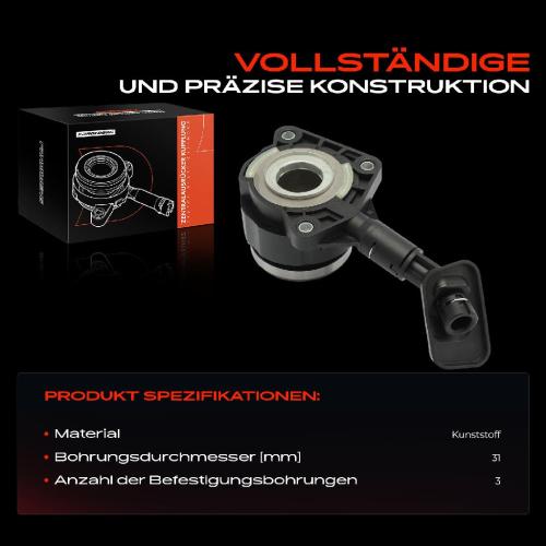 1x Zentralausrücker Kupplung für Ford C-Max DM2 Focus II Galaxy Kuga I Volvo S60 II Bild 1x Zentralausrücker Kupplung für Ford C-Max DM2 Focus II Galaxy Kuga I Volvo S60 II