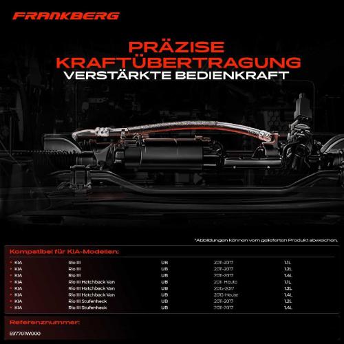 1x Seilzug Feststellbremse Hinterachse rechts für KIA Rio III Stufenheck Hatchback Van UB 1.1L 1.4L Bild 1x Seilzug Feststellbremse Hinterachse rechts für KIA Rio III Stufenheck Hatchback Van UB 1.1L 1.4L