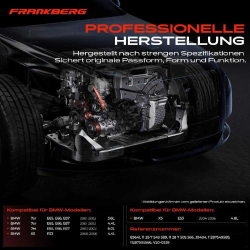 1x Spannrolle Riemenspanner für BMW 7er E65 E66 E67 X5 E53 Bild 1x Spannrolle Riemenspanner für BMW 7er E65 E66 E67 X5 E53