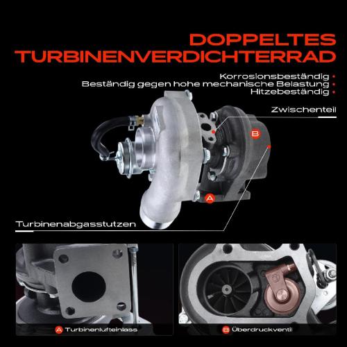 Frankberg 1x Abgasturbolader für Citroën Jumper Bus Kasten Pritsche/Fahrgestell Fiat Ducato Peugeot Boxer Bild Frankberg 1x Abgasturbolader für Citroën Jumper Bus Kasten Pritsche/Fahrgestell Fiat Ducato Peugeot Boxer