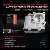 1x Drosselklappe Drosselklappenstutzen für Fiat Brava I Idea Punto Stilo Lancia 1.2L