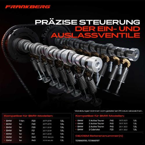 1x Nockenwelle für BMW 1er F20 F21 F40 2er F45 F44 X1 F48 X2 F39 MINI Mini F55 F57 Bild 1x Nockenwelle für BMW 1er F20 F21 F40 2er F45 F44 X1 F48 X2 F39 MINI Mini F55 F57