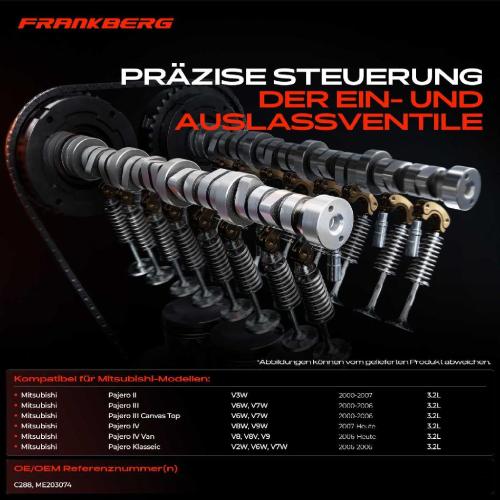 1x Nockenwelle für Mitsubishi Pajero II-IV V2W V3W V6W-V9W V8 V9 V8V 3.2L Bj ab 2000 Bild 1x Nockenwelle für Mitsubishi Pajero II-IV V2W V3W V6W-V9W V8 V9 V8V 3.2L Bj ab 2000