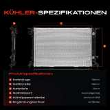 1x Kühler Wasserkühler Motorkühler für Audi A4 Allroad Avant A5 Cabriolet Q5 Porsche Macan