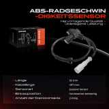 1x ABS Sensor Vorderachse beidseitig für Renault Clio II Thalia I 1.2L 1.4L 1.5L 1.6L 1.9L 2.0L 1998-2007