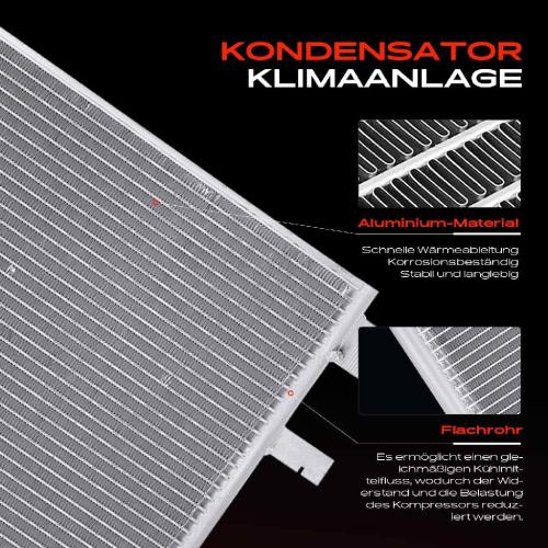 Frankberg 1x Kondensator Klimaanlage für Nissan Qashqai I Van J10 JJ10E NJ10 1.6L 2011-2014 Bild Frankberg 1x Kondensator Klimaanlage für Nissan Qashqai I Van J10 JJ10E NJ10 1.6L 2011-2014