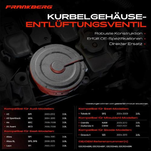 1x Ventil Kurbelgehäusentlüftung für VW Golf Audi A3 A4 Skoda Octavia Seat Leon Bild 1x Ventil Kurbelgehäusentlüftung für VW Golf Audi A3 A4 Skoda Octavia Seat Leon