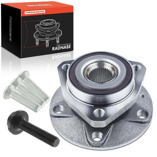 Frankberg 1x Radnabe Radlagersatz Hinterachse beidseitig für VW Caddy MPV Golf Plus V VI Audi A3 Cabriolet Limousine Bild Frankberg 1x Radnabe Radlagersatz Hinterachse beidseitig für VW Caddy MPV Golf Plus V VI Audi A3 Cabriolet Limousine