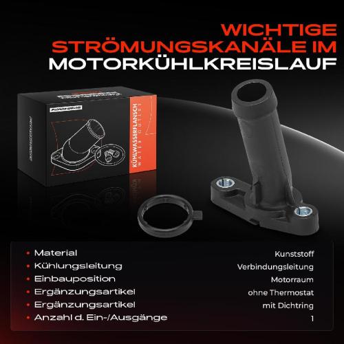 1x Kühlmittelflansch Wasserauslass für VW Passat Touareg Skoda Superb 2 Audi Q7 Bild 1x Kühlmittelflansch Wasserauslass für VW Passat Touareg Skoda Superb 2 Audi Q7