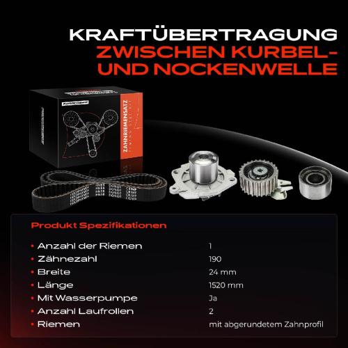 1x Zahnriemensatz Zahnriemen Wasserpumpe für Alfa Romeo 156 166 Lancia Lybra Bild 1x Zahnriemensatz Zahnriemen Wasserpumpe für Alfa Romeo 156 166 Lancia Lybra