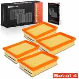 Frankberg 4x Luftfilter Filtereinsatz für VW Polo 6N2 6V5 Lupo 6E1 6X1 Seat Arosa 6H1 Caddy 1997-2005