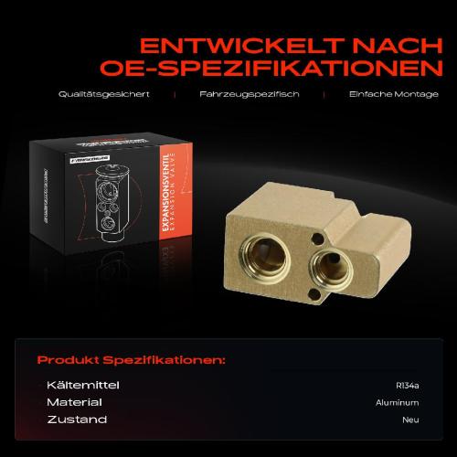 1x Expansionsventil Klimaanlage für VW Golf Polo Audi A3 8L1 TT Seat Skoda Renault Bild 1x Expansionsventil Klimaanlage für VW Golf Polo Audi A3 8L1 TT Seat Skoda Renault