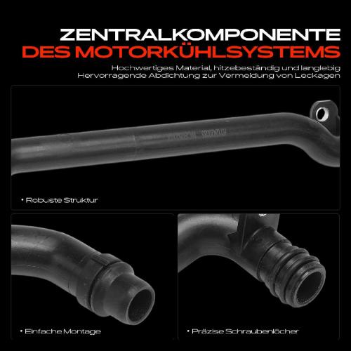 1x Kühlmittelrohrleitung Kühlmittelflansch für BMW 3er E46 5er E39 7er E38 X3 X5 Z3 Bild 1x Kühlmittelrohrleitung Kühlmittelflansch für BMW 3er E46 5er E39 7er E38 X3 X5 Z3