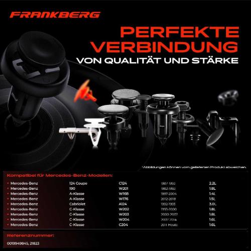 10x Befestigungsclips Unterfahrschutz für Mercedes-Benz W202 W203 W204 W168 W124 Bild 10x Befestigungsclips Unterfahrschutz für Mercedes-Benz W202 W203 W204 W168 W124