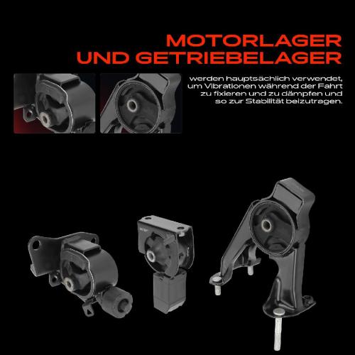 2x Motorlager Getriebelagerlager Links für Pontiac Vibe Toyota Corolla E12J Matrix E13 1.8L Bild 2x Motorlager Getriebelagerlager Links für Pontiac Vibe Toyota Corolla E12J Matrix E13 1.8L