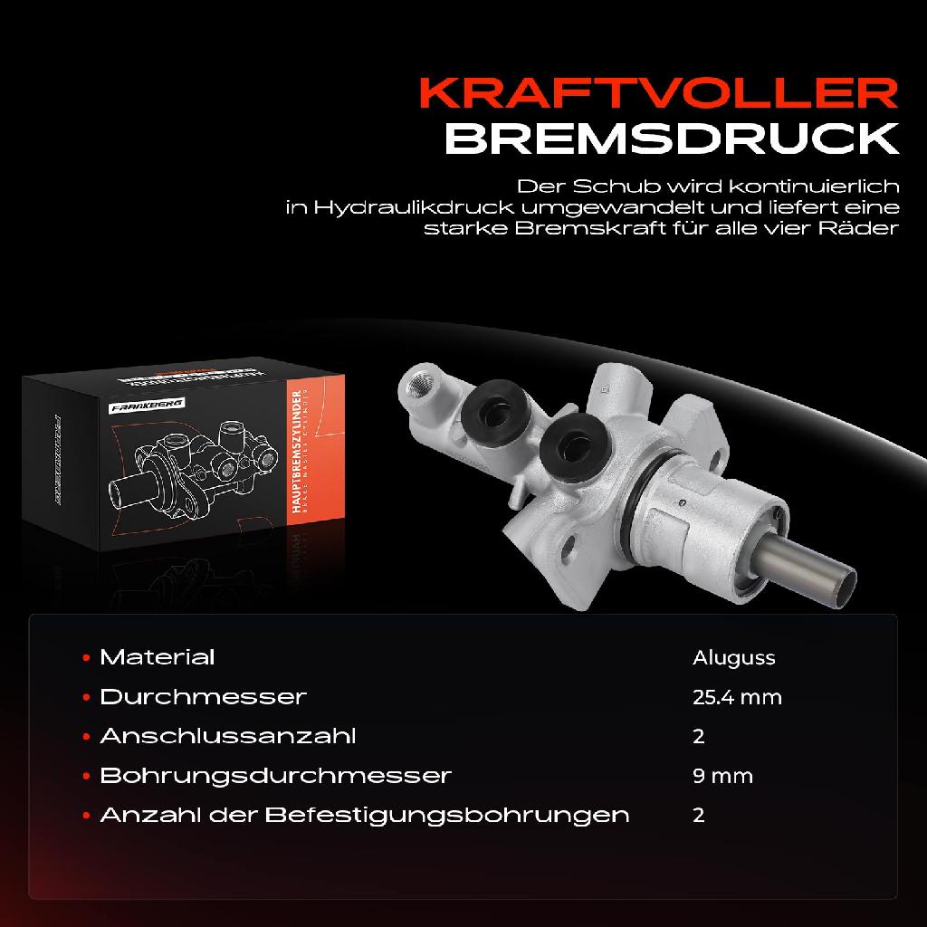 1x Hauptbremszylinder Bremszylinder für BMW E39 Touring 520-540 E38 725-750