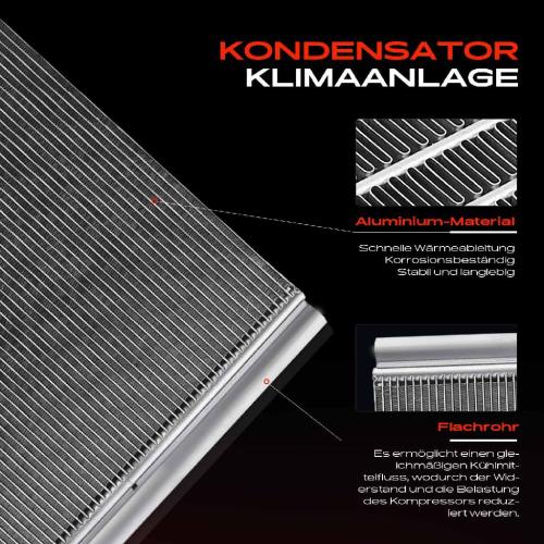 Frankberg 1x Kondensator Klimaanlage für BMW 5er F18 F06 F07 F10 F11 F12 F13 F01 F02 F03 F04 Bild Frankberg 1x Kondensator Klimaanlage für BMW 5er F18 F06 F07 F10 F11 F12 F13 F01 F02 F03 F04