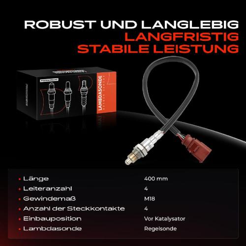 Frankberg 1x Lambdasonde Regelsonde Vor Katalysator für VW Polo Van Skoda Fabia Rapid Spaceback Seat Ibiza IV Sportcoupe Bild Frankberg 1x Lambdasonde Regelsonde Vor Katalysator für VW Polo Van Skoda Fabia Rapid Spaceback Seat Ibiza IV Sportcoupe