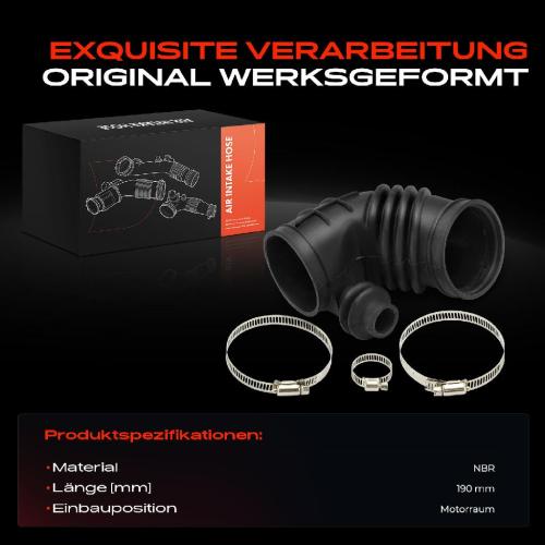 1x Ansaugschlauch, Luftfilter für BMW 3er E30 Z1 Roadster 2.5L 1986-1991 Bild 1x Ansaugschlauch, Luftfilter für BMW 3er E30 Z1 Roadster 2.5L 1986-1991