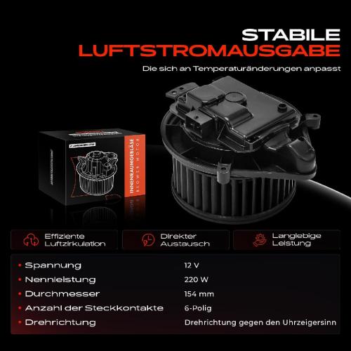 Frankberg 1x Gebläsemotor Innenraumgebläse für Audi A4 B6 B7 Seat Exeo 3R2 3R5 Bild Frankberg 1x Gebläsemotor Innenraumgebläse für Audi A4 B6 B7 Seat Exeo 3R2 3R5