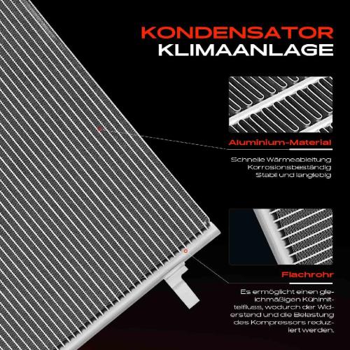 Frankberg 1x Kondensator Klimaanlage für Audi A4 Avant 8D VW Passat Variant 3B 1994-2005 Bild Frankberg 1x Kondensator Klimaanlage für Audi A4 Avant 8D VW Passat Variant 3B 1994-2005
