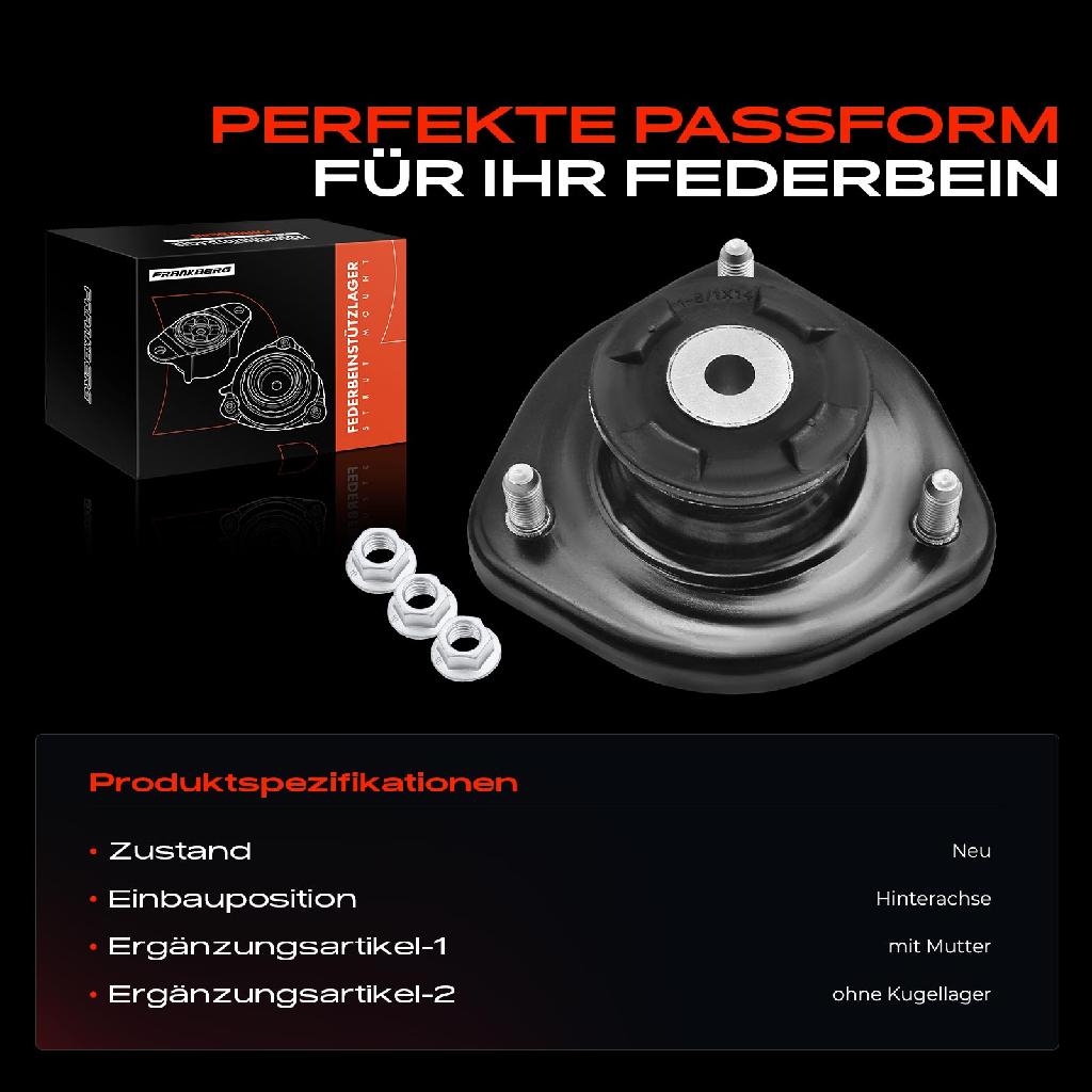 1x Domlager Federbeinstütz lager für BMW X5 E53 3.0L 4.4L 2000-2006