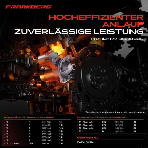 1x Magnetschalter Starter für Renault Twingo 1 Trafic Super 5 Volvo 440460480 Bild 1x Magnetschalter Starter für Renault Twingo 1 Trafic Super 5 Volvo 440460480