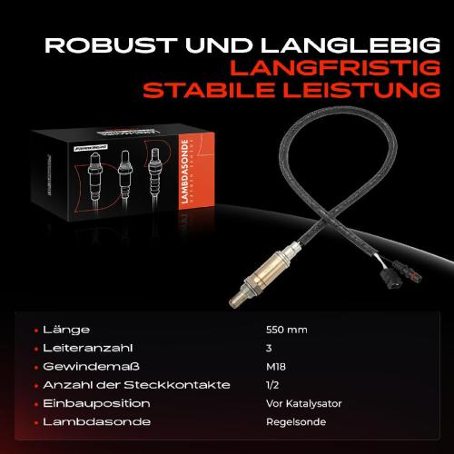 1x Lambdasonde Regelsonde Vor Katalysator für Mercedes-Benz W124 C124 S124 190 W201 2.3L Bild 1x Lambdasonde Regelsonde Vor Katalysator für Mercedes-Benz W124 C124 S124 190 W201 2.3L
