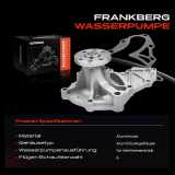 1x Wasserpumpe Kühlwasserpumpe für Mazda 3 BL 6 Kombi GH CX-7 ER 2.2L