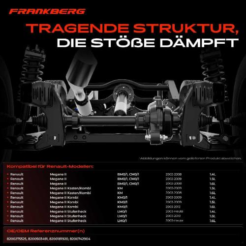 1x Achskörper Achsträger Motorträger Vorderachse für Renault Megane BM0/1 CM0/1 KM LM0/1 Bild 1x Achskörper Achsträger Motorträger Vorderachse für Renault Megane BM0/1 CM0/1 KM LM0/1