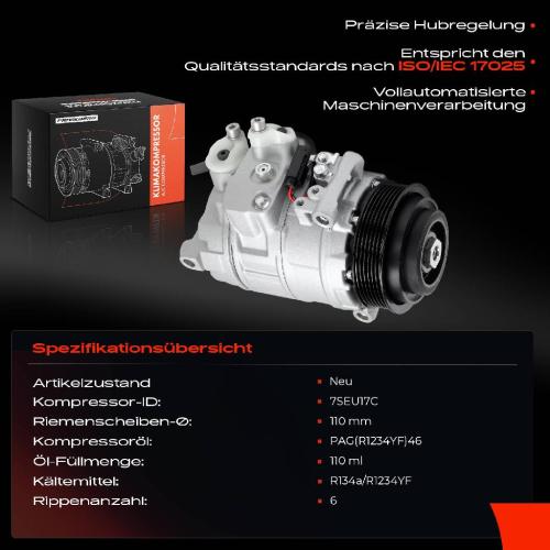 Frankberg 1x Klimakompressor für Mercedes-Benz W221 V221 V251 C216 W164 W251 Bild Frankberg 1x Klimakompressor für Mercedes-Benz W221 V221 V251 C216 W164 W251