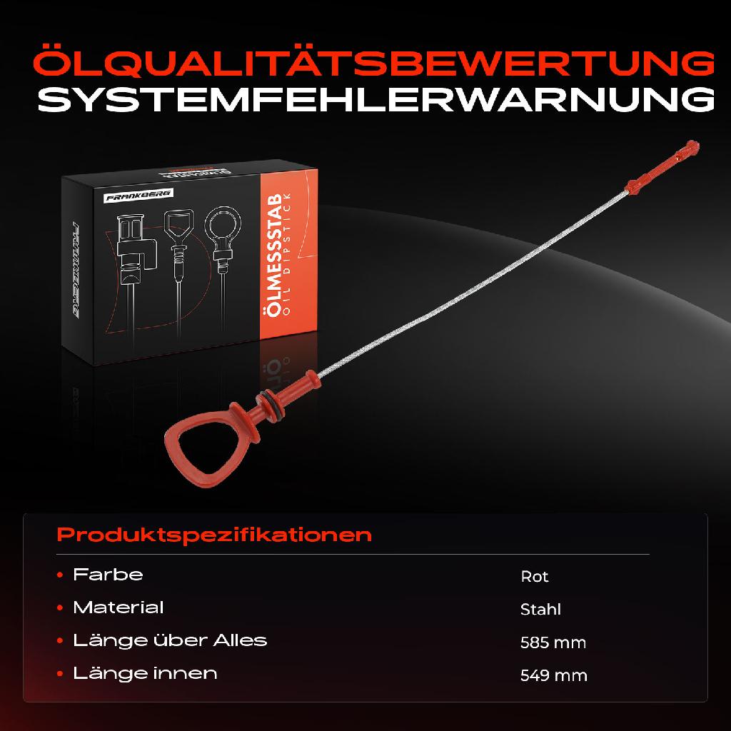 1x Ölmessstab Ölpeilstab Ölstab für Mercedes-Benz W203 W204 CL203 C209 W211 S211