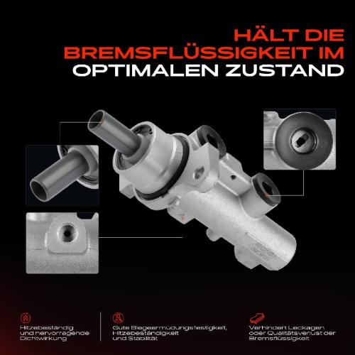 1x Hauptbremszylinder Bremszylinder für Opel Meriva 2003-2010 1.3L-1.8L Bild 1x Hauptbremszylinder Bremszylinder für Opel Meriva 2003-2010 1.3L-1.8L