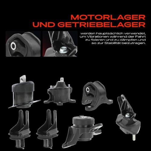 3x Motorlager Federungslager Getriebelagerlager Vorne für Honda Accord IX Coupe Stufenheck Bild 3x Motorlager Federungslager Getriebelagerlager Vorne für Honda Accord IX Coupe Stufenheck