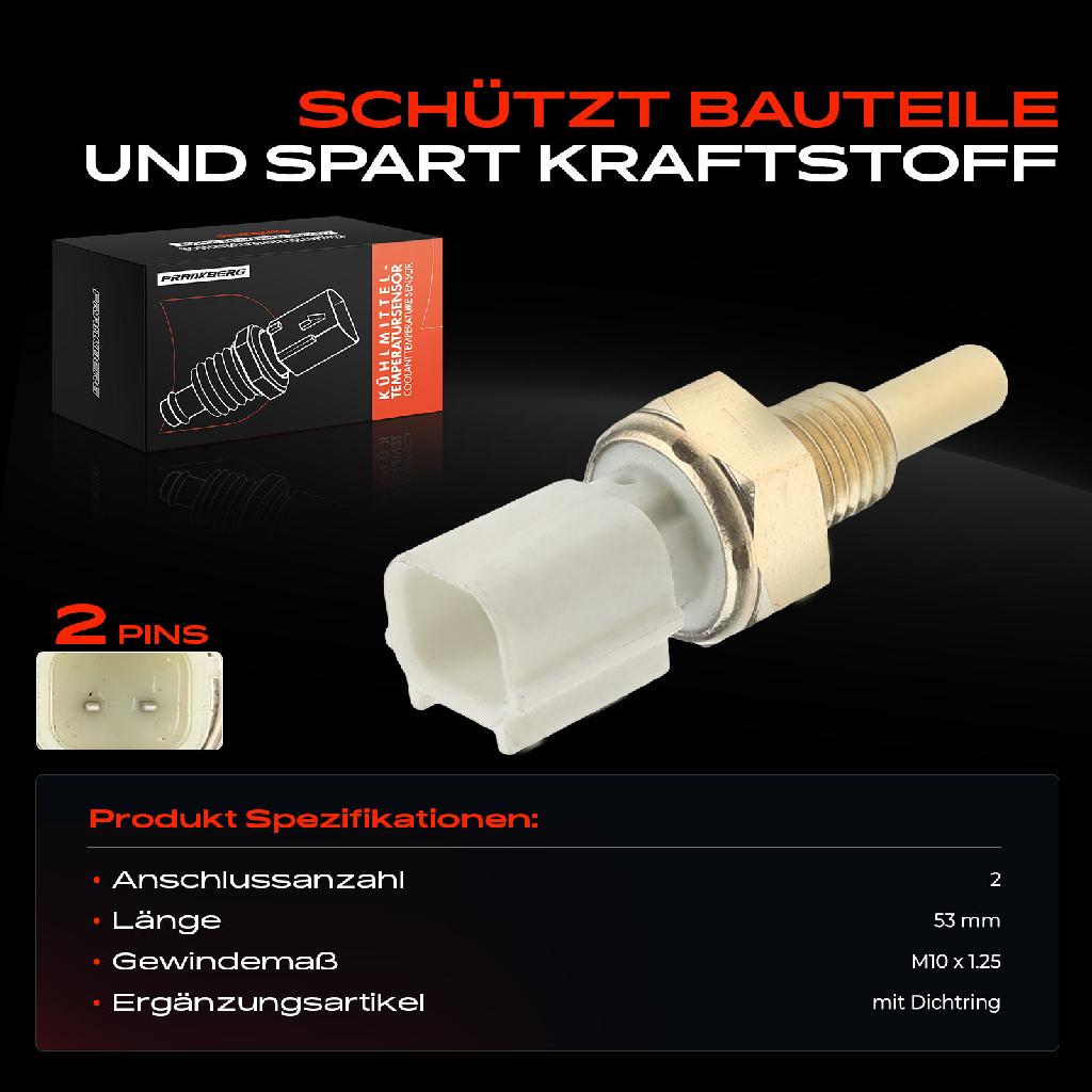 1x Sensor Kühlmitteltemperatur Temperatursensor für Honda Civic IX VIII CR-V III IV