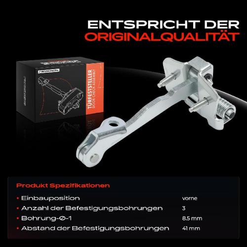 Frankberg 1x Türfeststeller Türfangband Türstopper Vorne für Renault Kangoo/Grand Kangoo Be Bop Express Bild Frankberg 1x Türfeststeller Türfangband Türstopper Vorne für Renault Kangoo/Grand Kangoo Be Bop Express