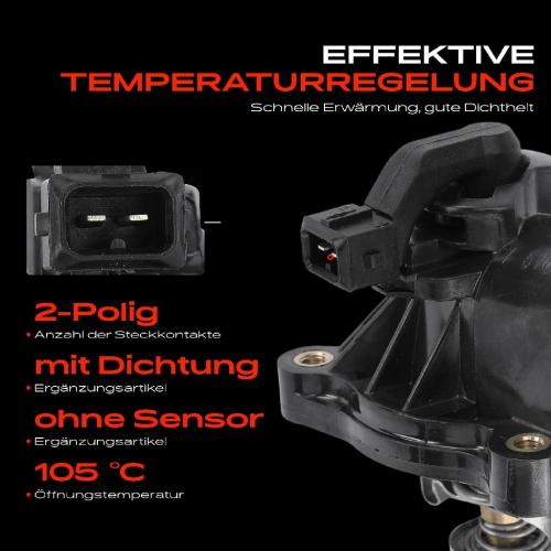 1x Thermostat Kühlmittel für BMW E81 E82 E87 E88 E46 E90 E91 E60 X1 X3 Z4 1.6L-2.0L Bild 1x Thermostat Kühlmittel für BMW E81 E82 E87 E88 E46 E90 E91 E60 X1 X3 Z4 1.6L-2.0L
