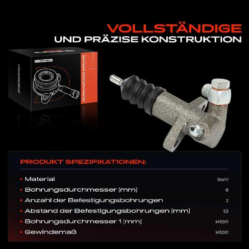 1x Kupplungsnehmerzylinder für Mitsubishi Galant V E5A E7A E8A Sigma F1A F2A F0W Bild 1x Kupplungsnehmerzylinder für Mitsubishi Galant V E5A E7A E8A Sigma F1A F2A F0W