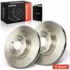 2x Bremsscheiben Vorderachse f&uuml;r Mercedes-Benz CLS E-Klasse C219 W211 VF211 S211 X204 2002-2015