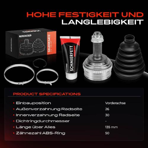 1x Antriebswelle Gelenksatz Vorderachse für Honda Civic EJ EK EP HR-V GH Stream Integra Bild 1x Antriebswelle Gelenksatz Vorderachse für Honda Civic EJ EK EP HR-V GH Stream Integra
