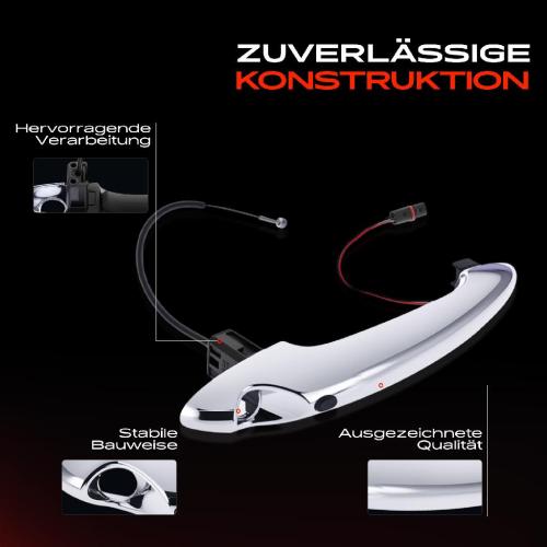 1x Türgriff Vorne Links außen für MINI Mini R56 Mini Cabriolet R57 Mini Clubman R55 Mini Coupe R58 R59 Bild 1x Türgriff Vorne Links außen für MINI Mini R56 Mini Cabriolet R57 Mini Clubman R55 Mini Coupe R58 R59