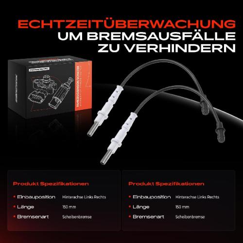 Frankberg 2x Warnkontakt Bremsbelagverschleiß Hinterachse für Mercedes-Benz Vito Bus Kasten W638 Bild Frankberg 2x Warnkontakt Bremsbelagverschleiß Hinterachse für Mercedes-Benz Vito Bus Kasten W638