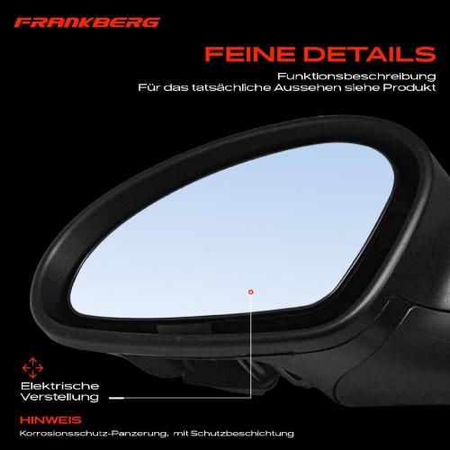 1x Außenspiegel Links für Seat Cordoba 6L2 Ibiza III 6L1 2002-2009 Bild 1x Außenspiegel Links für Seat Cordoba 6L2 Ibiza III 6L1 2002-2009