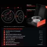 2x Bremsscheiben Hinterachse für Mercedes-Benz W177 V177 W247 C118 X118 H243 X243 H247 X247